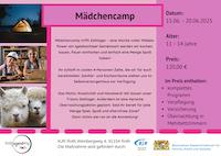 Ausschreibung Maedchencamp 2025